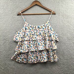 Room Service Ruffled Sleep Tank Top Multi S‎